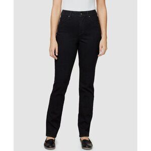 Gloria Vanderbilt Women's Size 10 Black Amanda The Original Slimming Jean N0364